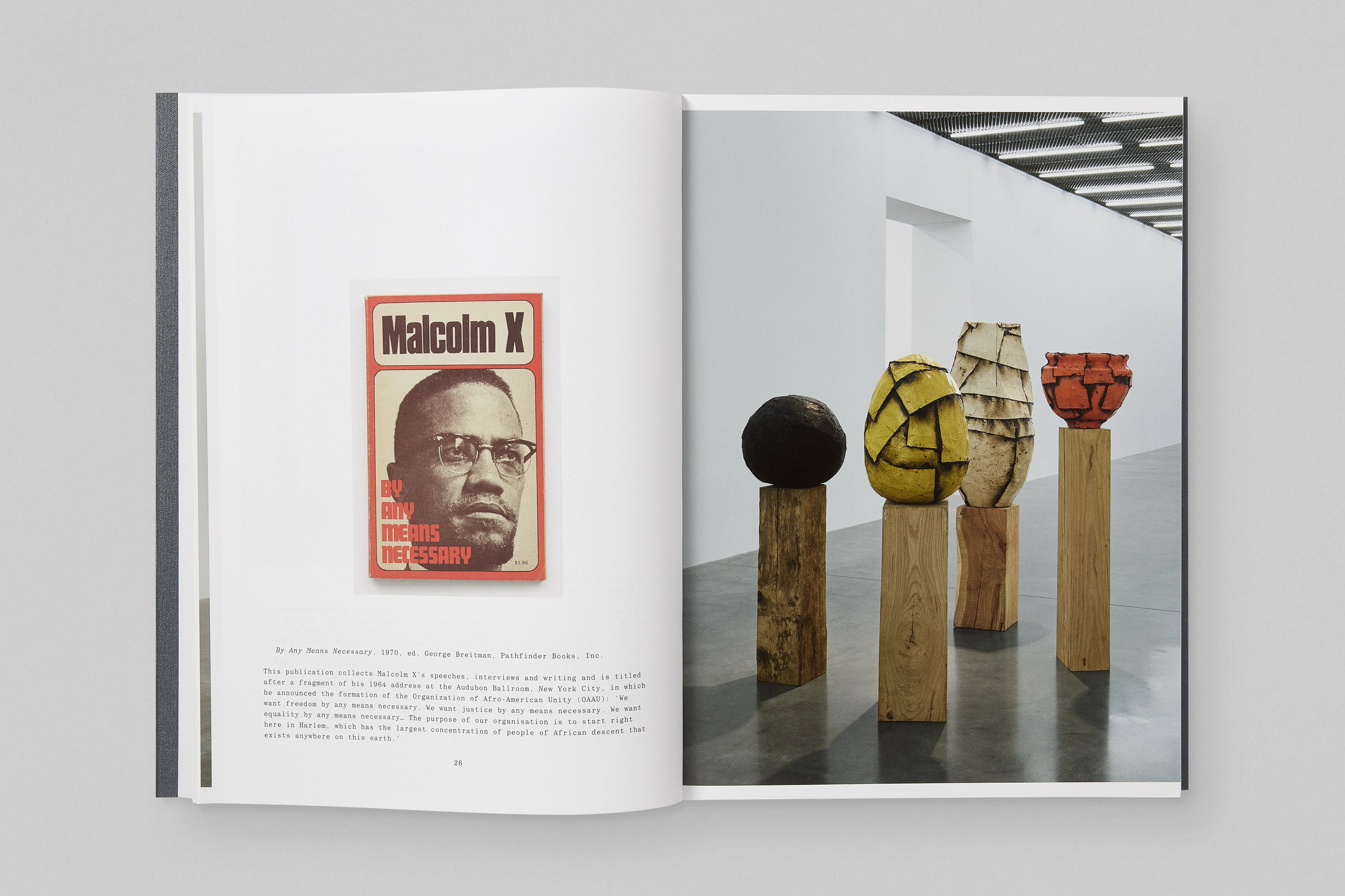 Theaster Gates ‘1965: Malcolm in Winter: A Translation Exercise’