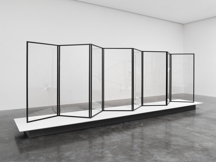 Cerith Wyn Evans - Folds…in shade (also light and shade) 8 leaves - 1