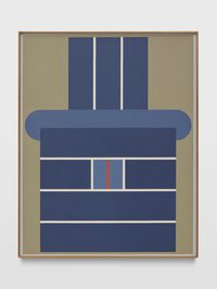 Composition au petit fil rouge vertical, 30 juin 1979